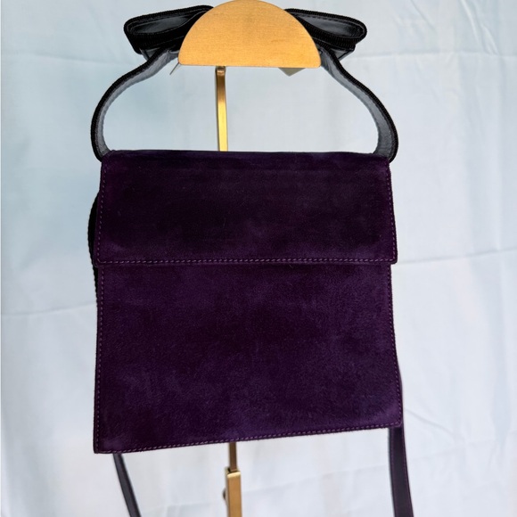 Salvatore Ferragamo Deep Purple Crossbody Bag with Top Handle - Picture 6 of 7